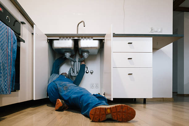 Professional Drain Cleaning technician working in Cusick, WA